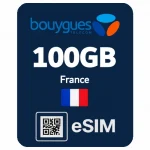 eSIM Bouygues 100GB во Франции + звонки