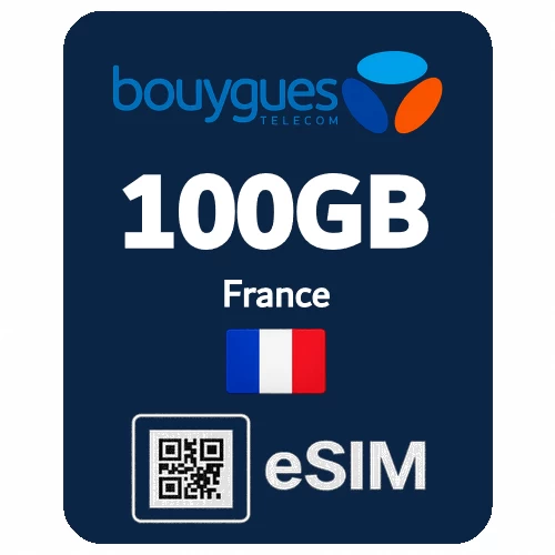 eSIM-Bouygues-5g-france eSIM Bouygues 100GB во Франции + звонки — изображение 1